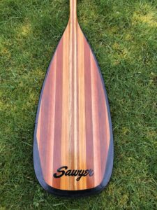 Sawyer Voyager Straight Wood Canoe Paddle Blade